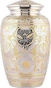 Contenedor conmemorativo artesanal con tapa abovedada, textura metálica brillante y elegante. ¡Gran venta a precios bajos! - Product Image 3