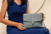 Nouvel arrivage de sac à bandoulière élégant en cuir recyclé multicolore sac à main en cuir de haute qualité sacs à bandoulière latéraux colorés pour femmes