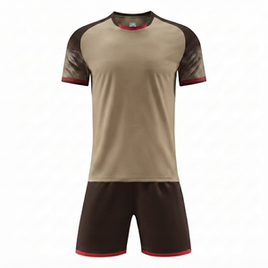 Camiseta de fútbol personalizada de manga corta, ecológica, de secado rápido, transpirable, de spandex/poliéster, uniforme deportivo personalizado con nombre y número del equipo - Product Image 1