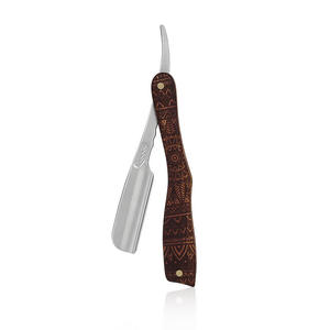Navaja de Barbero Plegable Profesional con Cuchillas de un Solo Filo Reemplazables para Afeitar el Cuerpo de Hombres - Product Image 2
