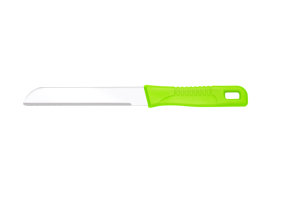 Sharp <b>plain</b> stainless steel knife durable cutting <b>tool</b> designed for precision slicing versatile kitchen and household utility - Product Image 6