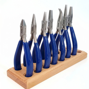 Jewelry Bench Tools 7-Piece <b>Plier</b> <b>Set</b> High-Performance Non-Slip Handles Durable Stainless Steel Jewelry Making Supplies Kit - Product Image 1