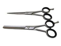 Tijeras de Peluquería Profesionales OEM de Acero Inoxidable 4Cr13 con Cerámica Afilada para Adelgazar el Cabello, Tijeras de Corte para Salón de Belleza, Logotipo Personalizado