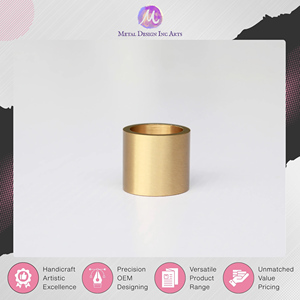 Offre incroyable sur un porte-bougie conique en laiton de qualité supérieure, de forme ronde, pour la décoration de la maison et des restaurants, à prix minimal. - Product Image 3