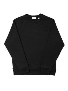 High Quality Vintage French Terry Pullover 100% Cotton Plain Dyed Crew Neck Sweatshirt for Men Solid Pattern Winter Casual Style - Product Image 1