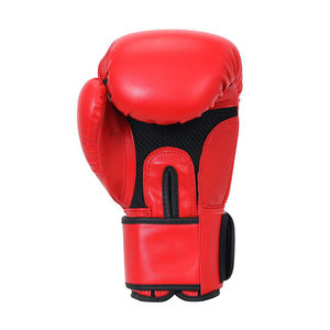 Guantes de Boxeo Profesionales de Cuero PU - Alta Calidad, 16 Onzas, Cierre Ajustable con Gancho y Bucle para Entrenamiento - Product Image 3