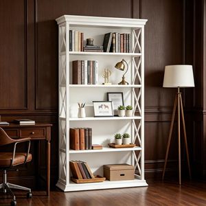 Libreria Moderna per Ufficio: Design Robusto e Salvaspazio - Product Image 1