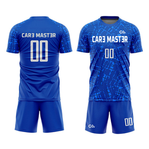 Uniforme de Fútbol de Invierno de Diseño Único para Hombre, Logotipo Personalizado, Nombre del Equipo, 100% Poliéster, Ligero, Transpirable, de Secado Rápido, Pantalón Corto - Product Image 1