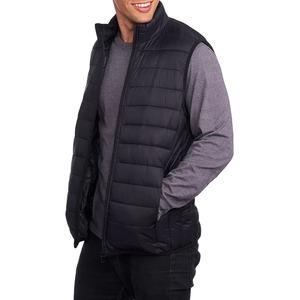 High Quality Men's <b>Puffer</b> <b>Vest</b> <b>Jacket</b> Black Color Sleeveless Zipper Comfortable Puffy <b>Vest</b> For Men And Women - Product Image 4