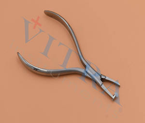 Alicate Largo para Remover Bandas Posteriorales, Acero Inoxidable, Instrumento Dental para Remover Bandas de Ortodoncia, OEM ODM - Product Image 1