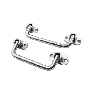 Manija Plegable de Acero Inoxidable Kfhs100 120 de Alta Resistencia con Cuatro Orificios para Puertas y Ventanas - Product Image 3