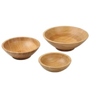 Bol de vaisselle en bois lisse fait à la main de Style différent ou bol de mélange nouveaux Gadgets de cuisine bol de prix compétitif de Restaurant à domicile - Product Image 1