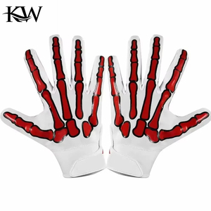 Guantes de Fútbol Americano Unisex Super Atléticos, Agarre para Entrenamiento, Práctica y Juego, Impermeables, Resistentes a Impactos, Muñequera Ajustable - Product Image 1
