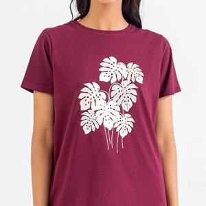 T-shirts d'été pour femmes de qualité supérieure, vente chaude, personnalisables, unis, coupe ajustée, prix bas, OEM - Product Image 3