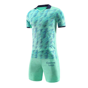 Service Training Wear Soccer Uniform New Design Low Price 100% Polyester Quick Dry Lightweight Breathable - Product Image 5