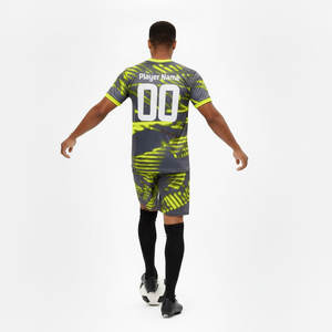 Uniforme de Fútbol Personalizado con Logotipo y Nombre del Equipo, Secado Rápido, 100% Poliéster, Conjunto de Uniforme de Fútbol Sólido de Alta Calidad - Product Image 3