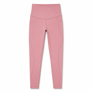 Leggings pour femmes de haute qualité, taille mi-haute, en jersey uni, écologiques, légers, respirants, confortables pour le yoga, vente directe d'usine - Product Image 2