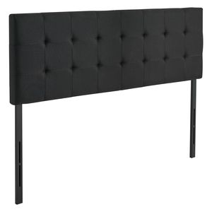 Letto matrimoniale confortevole con testiera trapuntata a rombi, altezza regolabile, W62.2 X H(42.72 54.53), stile morbido W62.2 X H(42.72 54.53) - Product Image 4