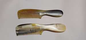 Natural Horn Hair <b>Comb</b> Handmade <b>Wide</b> Tooth Detangling and Styling <b>Comb</b> for Men Women, Smooth Polished Grooming Accessory . - Product Image 3