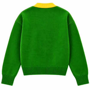 Fabricante de Suéteres Cárdigan Elegantes y Transpirables con Cuello en V para Mujer, Tejido Acrílico, Marca Privada, OEM, ODM, Venta al Por Mayor - Product Image 3