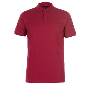 เสื้อโปโลผู้ชายสีแดง แขนสั้น ผ้าอ๊อกซ์ฟอร์ด สีพื้น ทรงลำลอง ดีไซน์ทอผ้า  มีจำหน่ายแล้ว - Product Image 2
