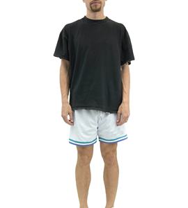 Pantalones cortos de malla de doble capa con impresión por sublimación personalizada Tela cómoda de poliéster 100% con cintura elástica Estilo de calle alta - Product Image 4