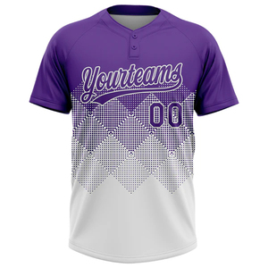 เสื้อเบสบอลซอฟต์บอลแบบมีกระดุมสองเม็ด ระบายอากาศได้ดี สำหรับเด็ก วัยรุ่น ผู้ชาย ผู้หญิง ชุดกีฬาสำหรับทีม - Product Image 3