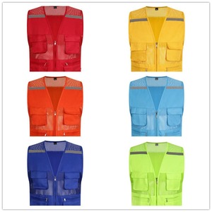 Chaleco de Seguridad Impermeable Naranja Clase 2 con Certificación ANSI, Ropa de Trabajo de Alta Visibilidad Reflectante para Uso en Exteriores - Product Image 2