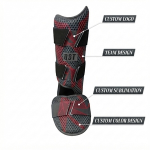 Custom Baseball Leg <b>Protector</b> Shin guard Foot Guard Adjustable Padded Protective Sports Equipment catcher leg guard Wholesale - Product Image 5