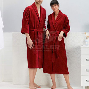 Soft Waffle <b>Men's</b> 100% Cotton <b>Bathrobe</b> Belted with Quick Dry & Breathable Features for Home Hotel Spa Use & Travel Side Pockets - Product Image 2