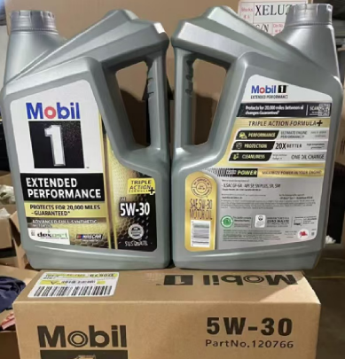 Mobil 1 5W-30 Full Synthetic Motor Oil Engine Lubricant for Passenger Cars Oil Parts Image 1