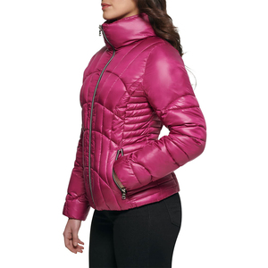 OEM Women's Puffer Jacket Custom Logo <b>Winter</b> <b>Quilted</b> Down Alternative Coat Lightweight Insulated Outdoor Fashion Jacket - Product Image 3