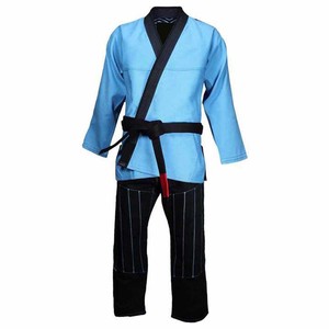 Lightweight Blue Karate Gi Uniform Reinforced Design Premium 100% Cotton Quick Dry Martial Arts Practice Suit Adults Regular Fit - Product Image 1