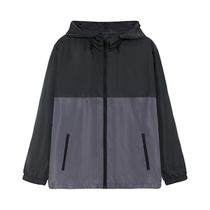 Chaqueta de Nailon con Logotipo Bordado Personalizado, Cortavientos, con Contraste de Color, Diseño de Parches, Ligera e Impermeable - Product Image 4