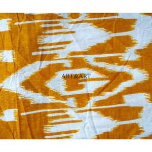 Tissu en coton imprimé ikat de haute qualité pour la confection de vêtements, le artisanat, la couture, le quilting, matière douce et respirante pour un usage quotidien - Product Image 4