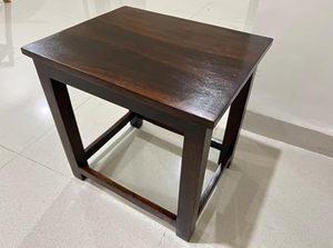 Wood Nightstand <b>End</b> <b>Table</b> Square Side <b>Table</b> Modern <b>Storage</b> Rack for Living Room Bedroom - Product Image 3