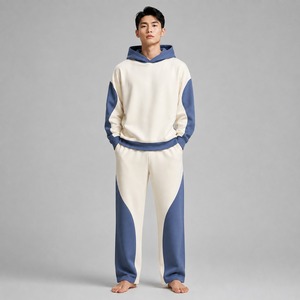 Survêtement personnalisé pour homme, grande taille, fabriqué au Pakistan, 100% coton, respirant, séchage rapide, pour l'entraînement, la gym et le jogging - Product Image 1