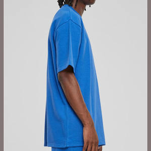 Wholesale <b>Men</b>’s T-<b>shirts</b> Oversized Polyester/Cotton T-<b>Shits</b> OEM Custom Logo Plain Fashion Streetwear Private Label B2B USA - Product Image 4