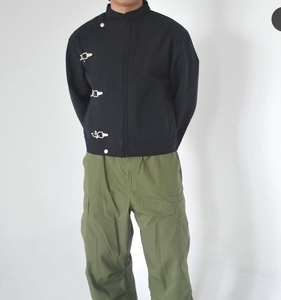 Custom Men Black Suede <b>Jacket</b> <b>Gothic</b> Filigree Embroidery Metal Buckle Clasp Closure Street wear Denim <b>Jacket</b> - Product Image 3