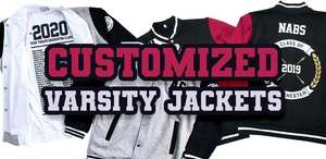 Nouvelle arrivée : veste varsity respirante en laine et cuir, style baseball, avec écussons en chenille, personnalisable, pour homme - Product Image 2