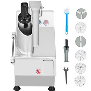 Robot da Cucina Tritatutto per Verdure con 6 Lame Rimovibili in Acciaio Inossidabile, 2 Fori di Alimentazione, Funzione Macinazione, Grado Alimentare - Product Image 1