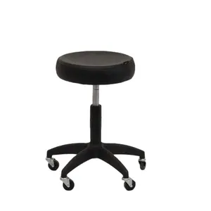 Yicheng beauty Fast Delivery rolling stool with stainless steel leather saddle stool cutting hair chair sale supplier in China