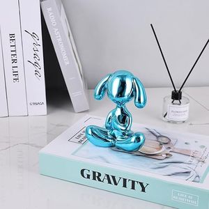 Statua Decorativa da Scrivania per Yoga e Meditazione, Scultura Cane Palloncino - Product Image 3