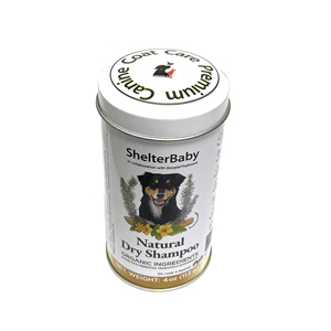 White Round Tin Can <b>Metal</b> <b>Box</b> Dog Dry Shampoo Packaging Container 113g Round <b>Metal</b> <b>Box</b> Towel Packaging <b>Box</b> - Product Image 6