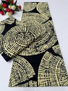 Tissu en coton authentique africain imprimé Ankara pour la couture, les vêtements, l'artisanat et la mode par Hitjem Export Island Supplier - Product Image 3