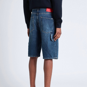 Shorts en jean décontractés pour hommes, longueur genou, respirants, séchage rapide, style urbain, pour adultes, vente en gros - Product Image 3