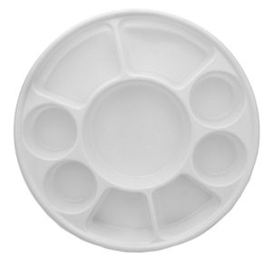 <b>Plastic</b> Mess <b>Tray</b> Plates with Sections for Balanced Meal <b>Serving</b> - Product Image 2