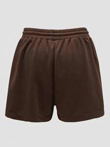 Shorts de basketball pour hommes avec motif papillon et lettres, taille élastique, tissu tricoté en polyester, fermeture à cordon de serrage - Product Image 4