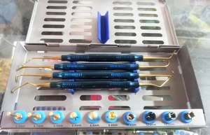 ชุดอุปกรณ์ฝังรากฟันเทียมแบบ Bone Bridge Instruments ทำจากสแตนเลสและซิลิโคน ประกอบด้วยดิสก์ ดอกสว่าน ตัวยกไซนัส ตัวกั้นไซนัส พร้อมอุปกรณ์เสริมสำหรับใช้งานด้วยมือ - Product Image 5