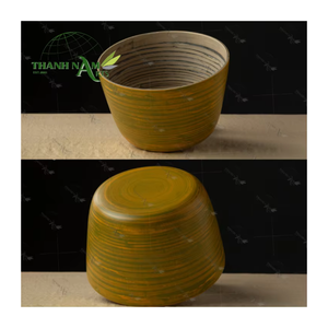 Tazón de Bambú Desechable Ecológico Personalizado OEM, D22xH14cm, Clásico para Fiestas, Directo de Vietnam para Restaurantes - Product Image 3